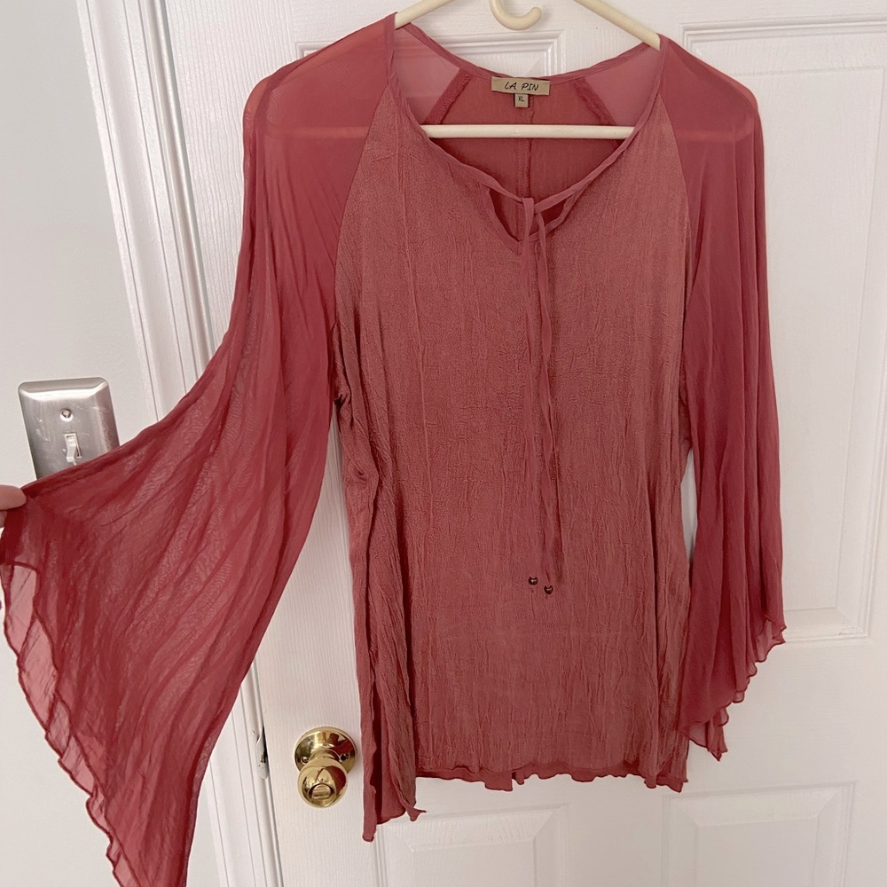 Boho Flare Sleeved Top